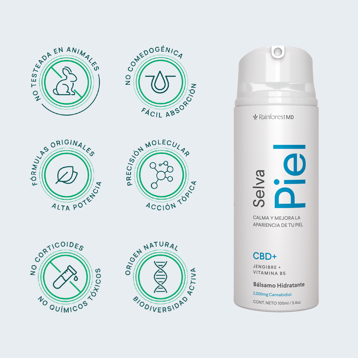 Crema Calmante para Irritaciones de la Piel (100ml)